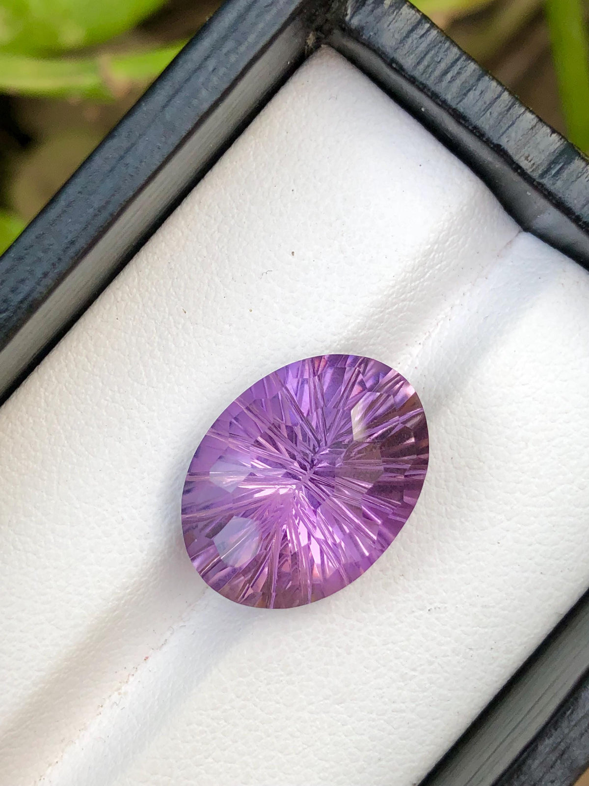 Fancy Cut Amethyst Gemstone: 11.70 CT Natural Purple Ring Stone