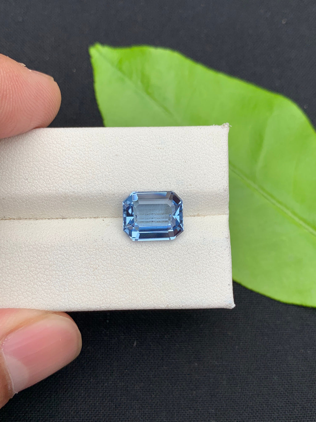 Santa Maria Blue Aquamarine Gemstone: Emerald Cut Beryl, 3.50 Carats