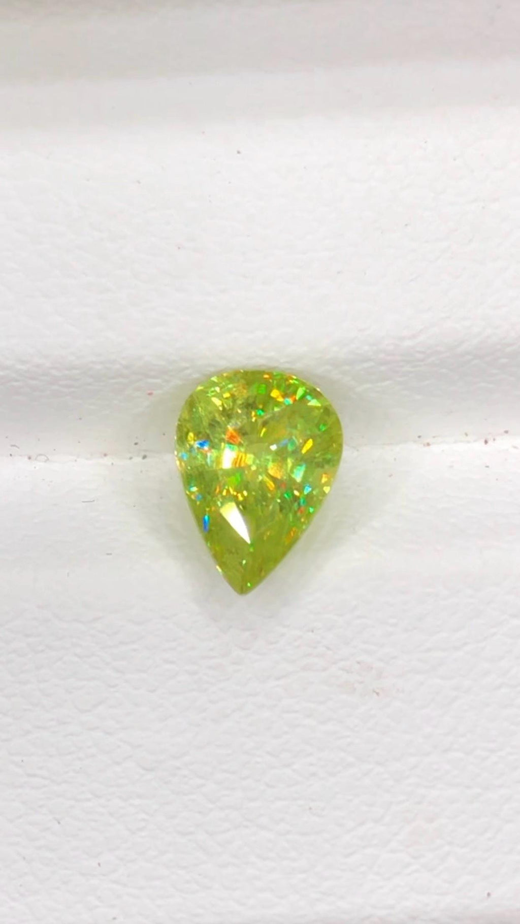 Pear Shape Sphene Gemstone: Natural Titanite, 1.60 CT