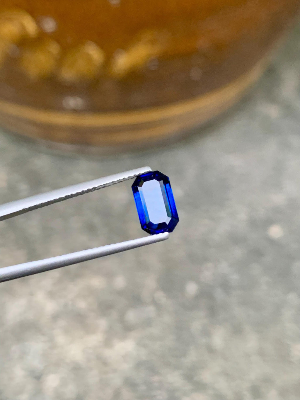 2.20 CT Royal Blue Sapphire Gemstone: Cushion Cut, Jewelry Stone