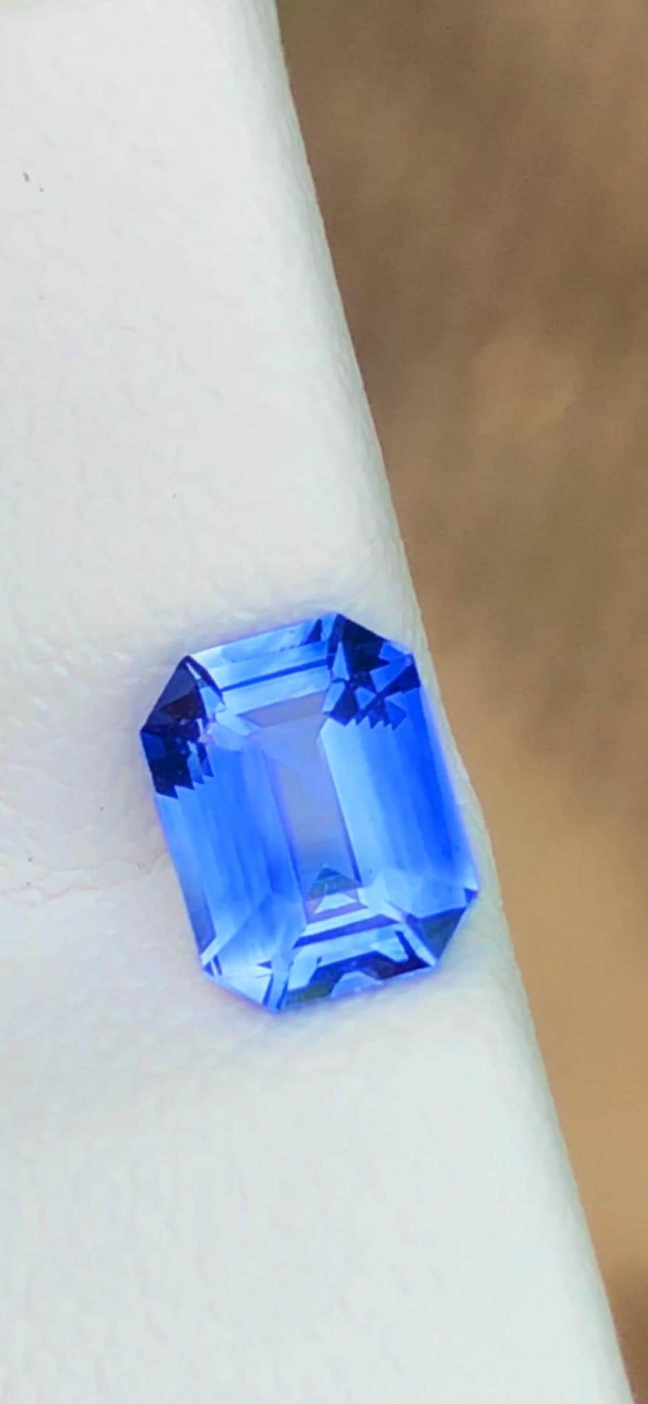 Royal Blue Sapphire 1.12ct Emerald-Octagonal Cut – Madagascar