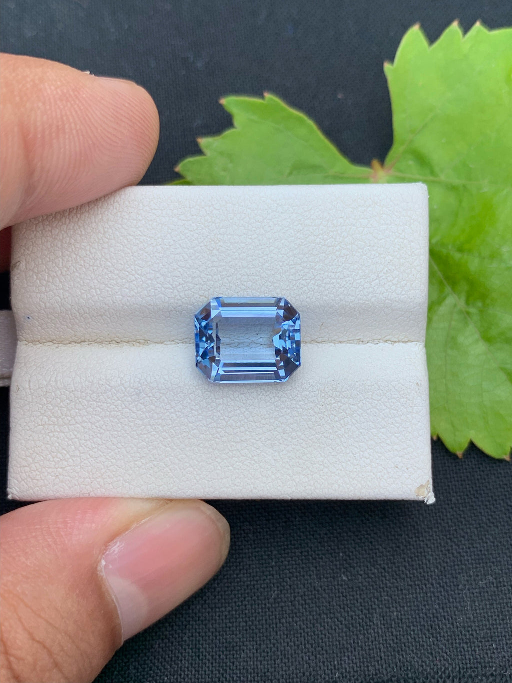 Santa Maria Blue Aquamarine Gemstone: Emerald Cut Beryl, 3.60 Carats