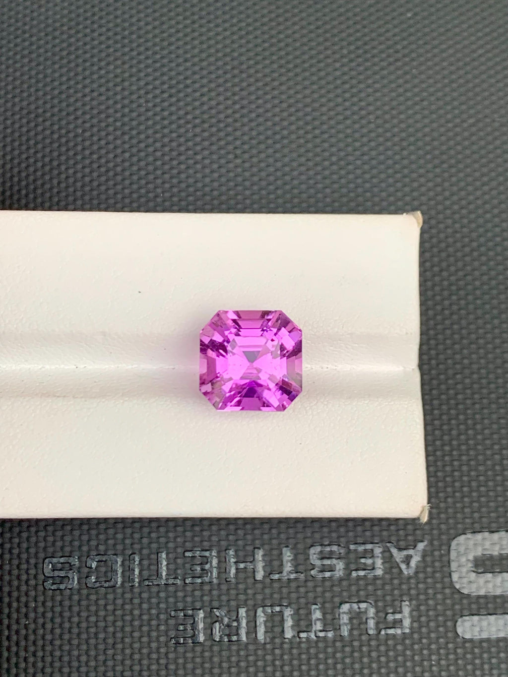 Deep Pink Kunzite Gemstone: Faceted Asscher Cut, 11.57 CT