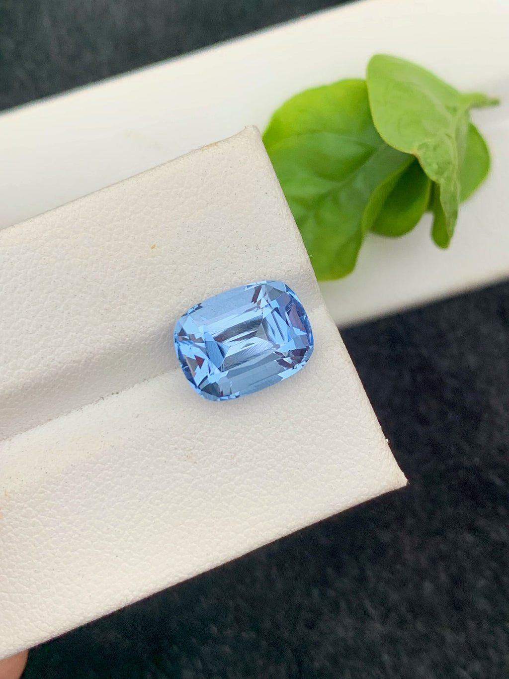 Santa Maria Aquamarine Gemstone: 4.25 CT Cushion Cut Loose Stone