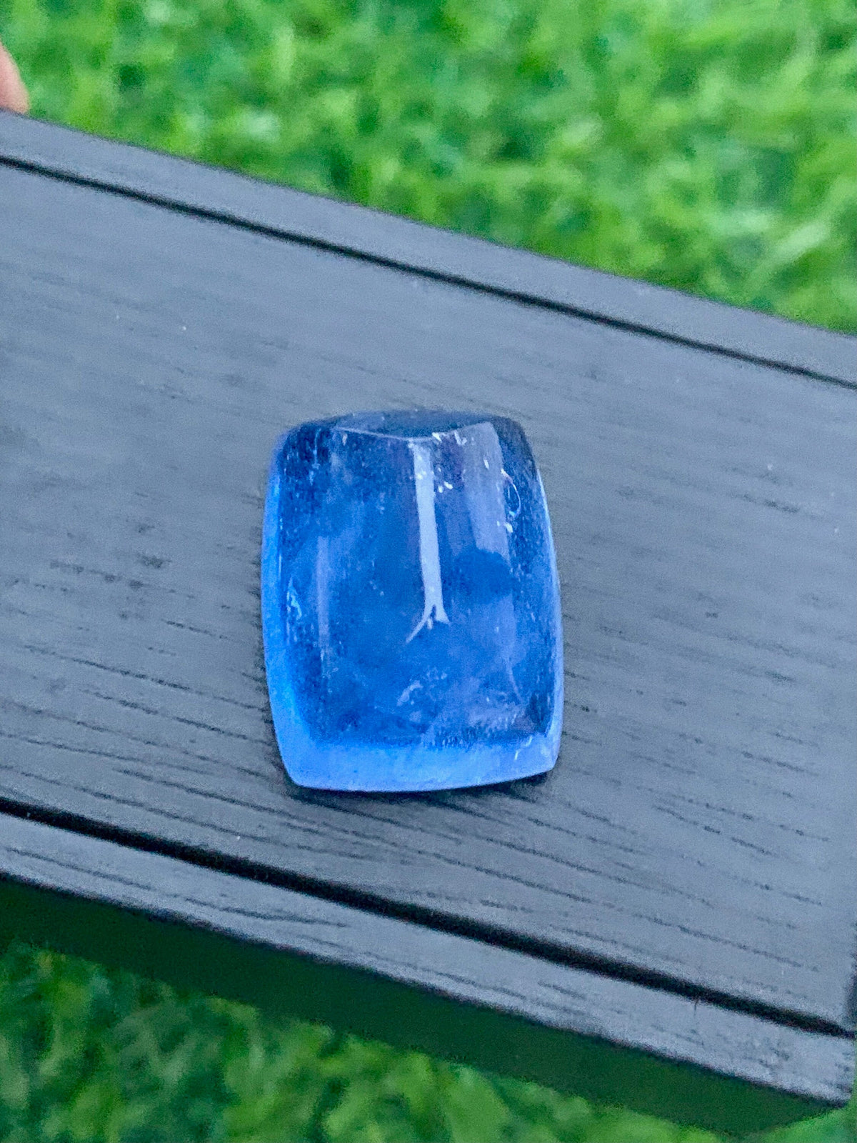Deep Blue Aquamarine Sugar Loaf Cabochon: March Birthstone, 30.00 CT