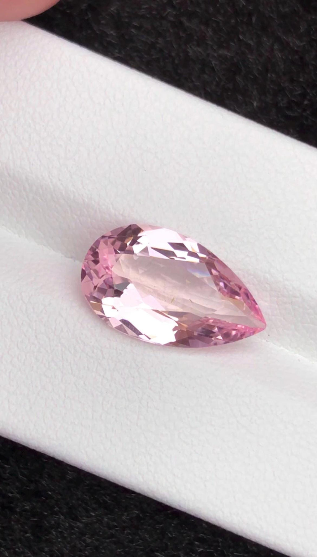 Pink Morganite 4.45 ct Pear Cut – From Pakistan
