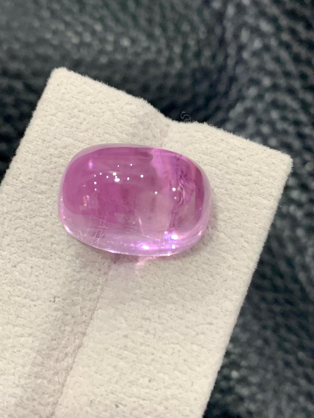 Kunzite 24.15ct Cabochon Oval — Afghanistan | Soft Pink, Elegant Lapidary Grade