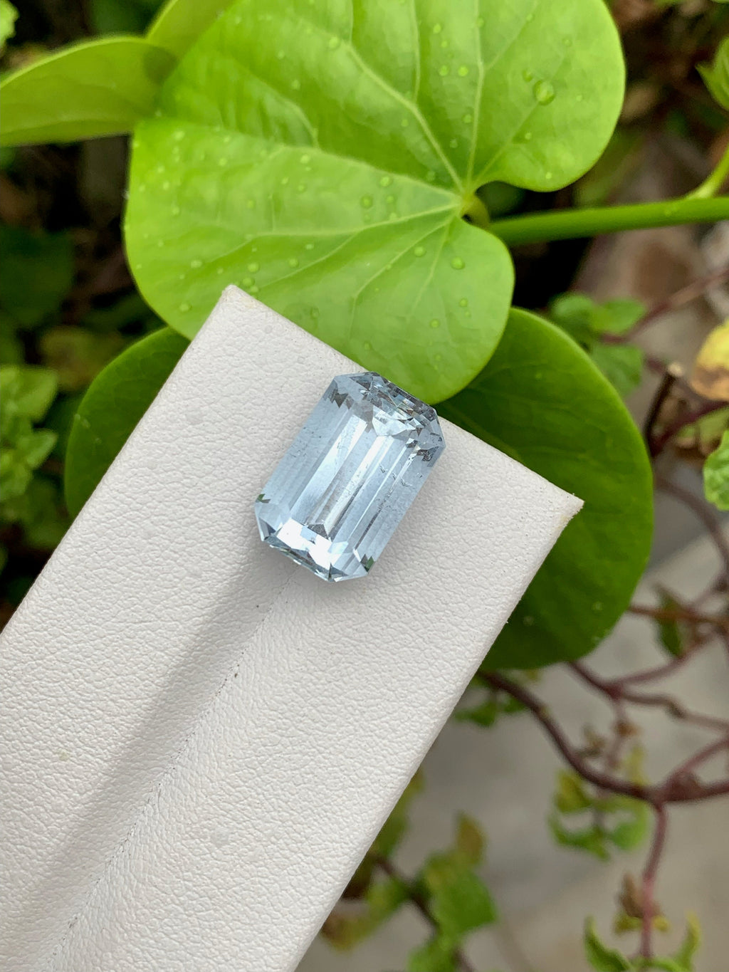 Santa Maria Aquamarine Gemstone: Emerald Cut, 10.20 CT, VVS Flawless