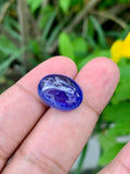 AAA Tanzanite Cabochon: 14.52 Carat Loose Gemstone - December Birthstone