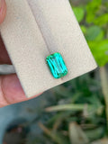 Green Tourmaline Gemstone: 3.70CT Cushion Cut, Afghanistan Origin