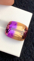 Bi-Color Ametrine 10.70ct Cushion Cut – Gemstone from Brazil