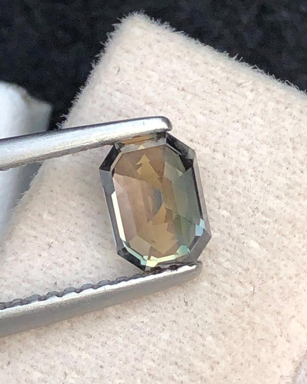 Parti Sapphire 1.17 Carat Octagonal Cut Loose Gem - Sri Lanka Certified