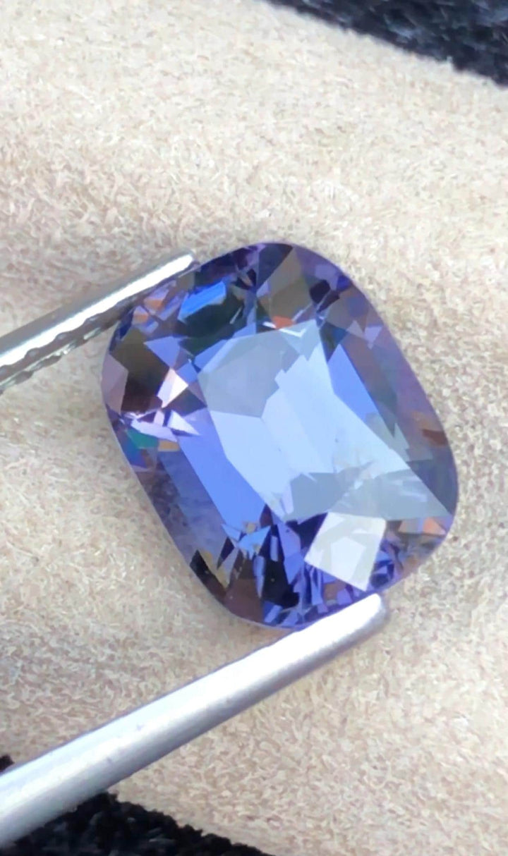 GRS Certified Color Change Spinel Faceted Cut – Color-Change Blue to Purple with Certificate.