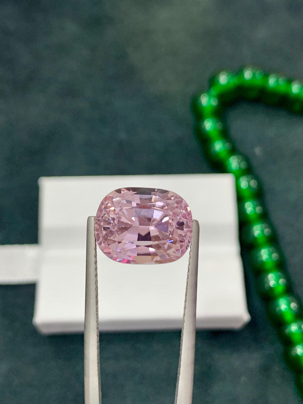 Pink Kunzite 9.30ct Oval Cut Gemstone from Afghanistan