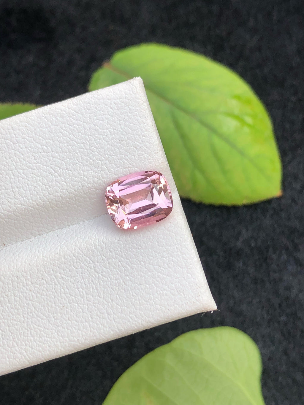 Natural Carnation Pink Tourmaline Gemstone: Cushion Cut, Afghanistan Origin