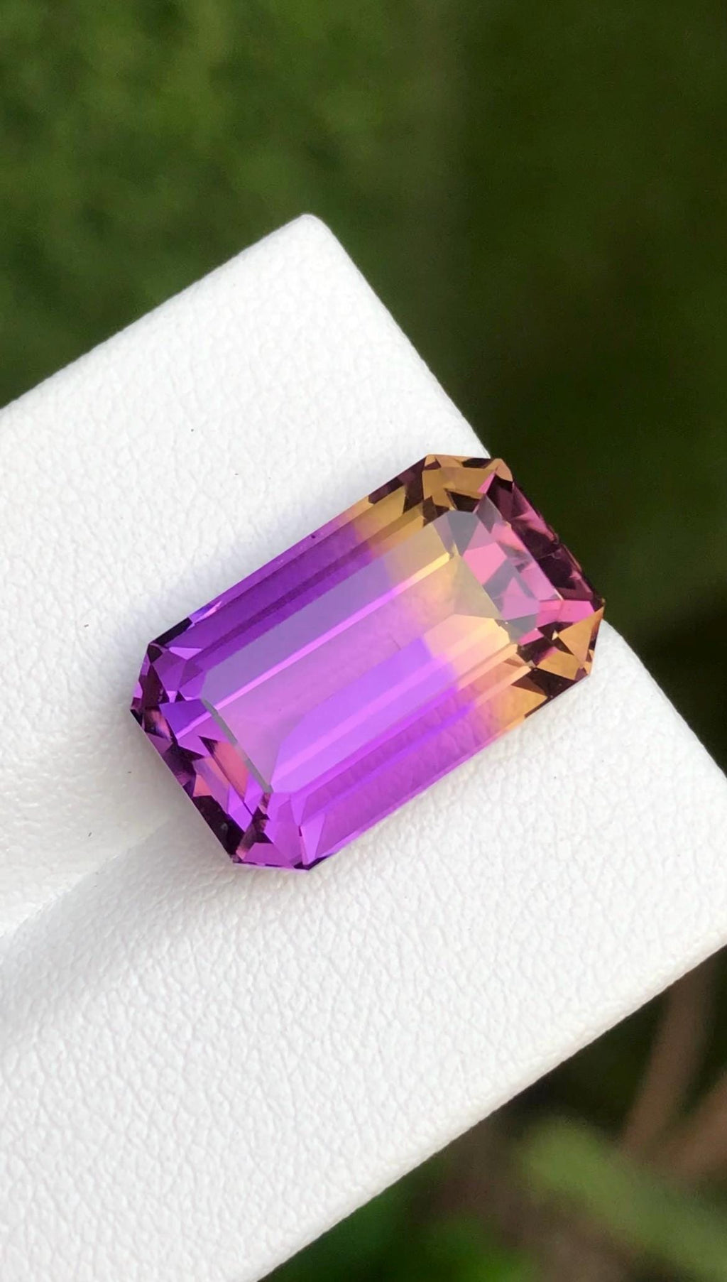Ametrine 10.55ct Emerald Cut • Bi-Color Gemstone from Bolivia