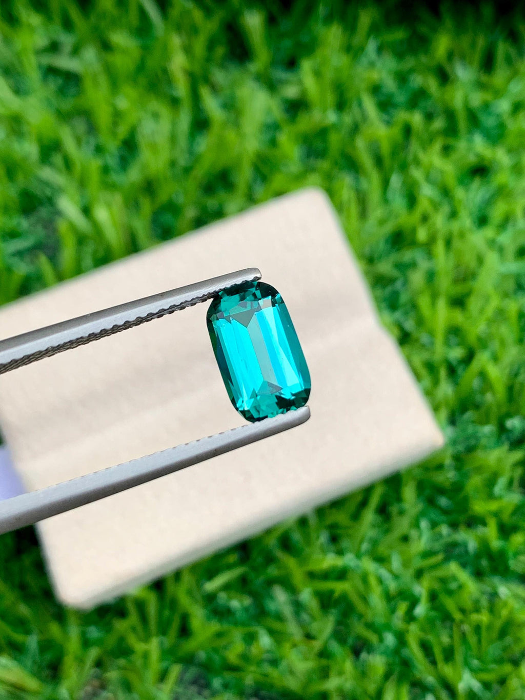 Blue Lagoon Tourmaline Gemstone: 2.10 CT Cushion Cut, Afghanistan Origin