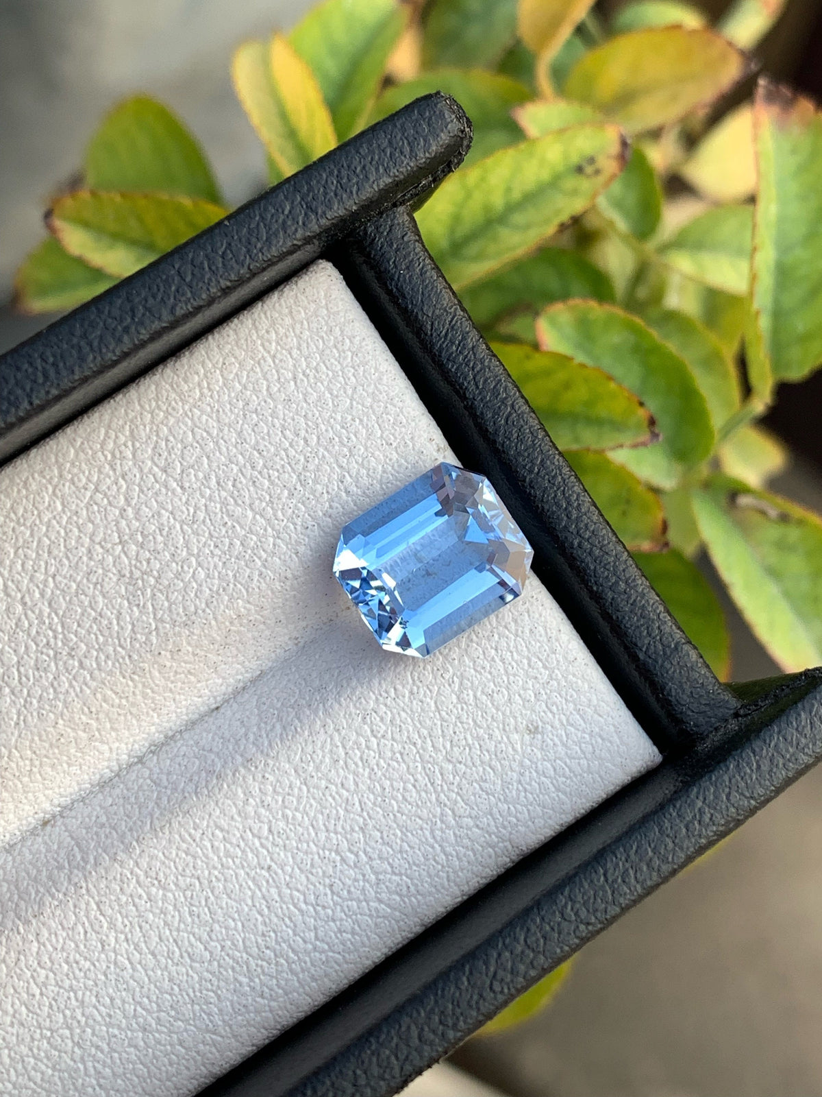 Santa Maria Blue Aquamarine Gemstone: Emerald Cut, 3.30 Carats