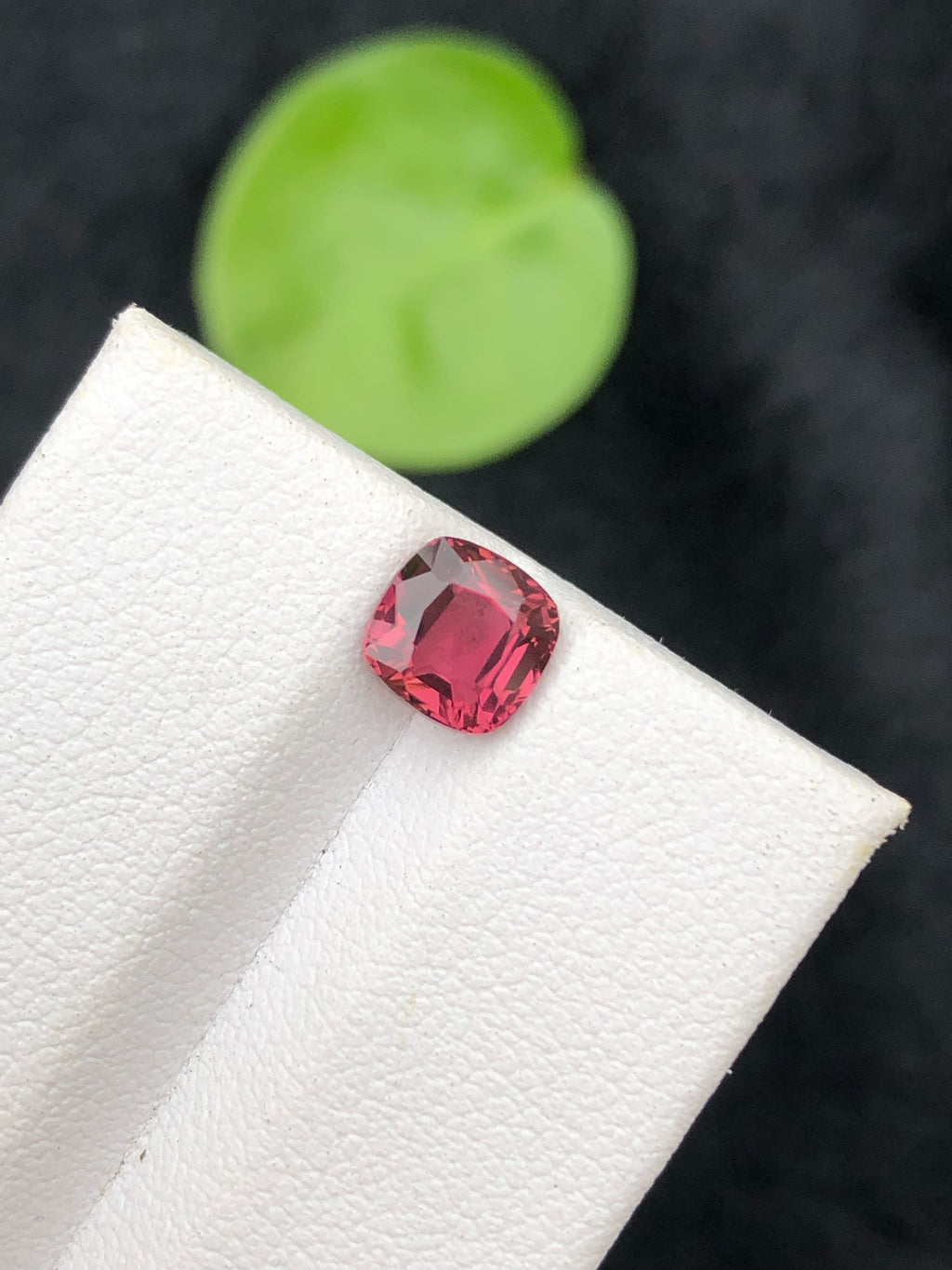 Deep Red Cushion Cut Spinel: Afghanistan Gemstone (1.20 Carat)