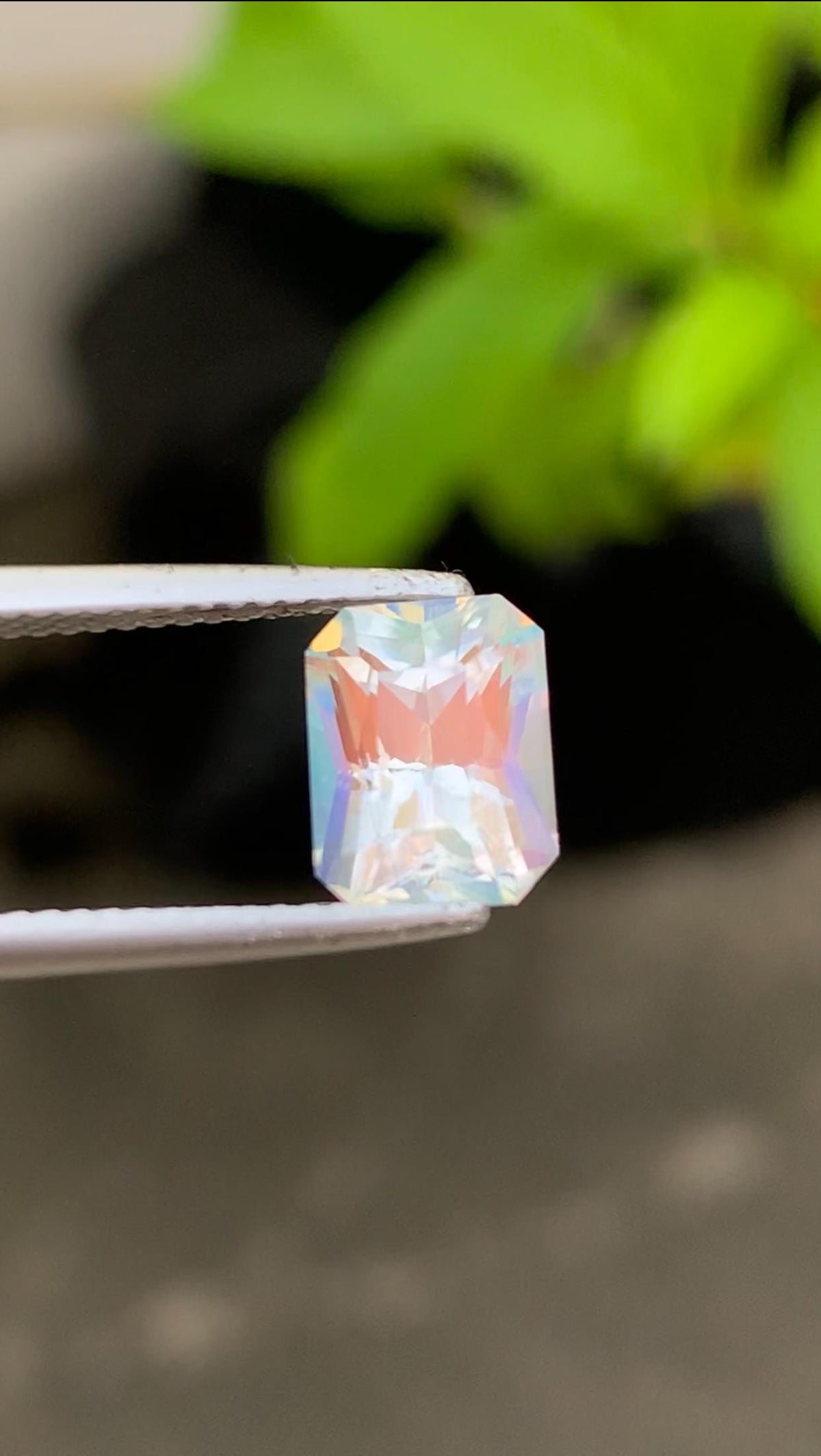 Rainbow Moonstone Gemstone: Flashy Blue Sheen, 2.40 ct Loose Stone