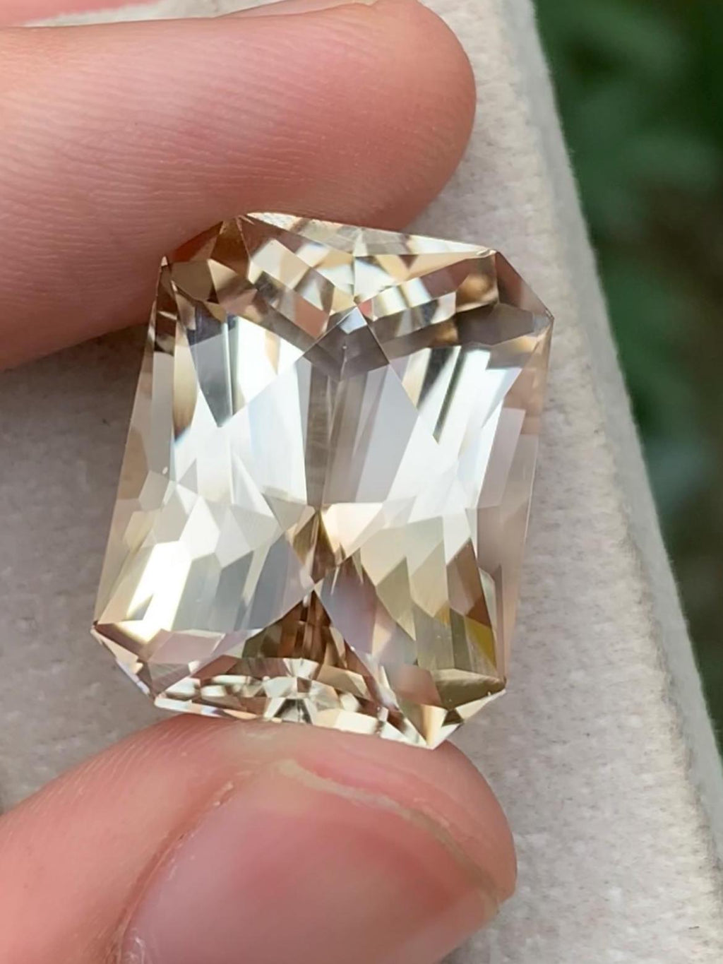 Golden Topaz 36.80ct Fancy Octagonal Cut – Skardu Pakistan
