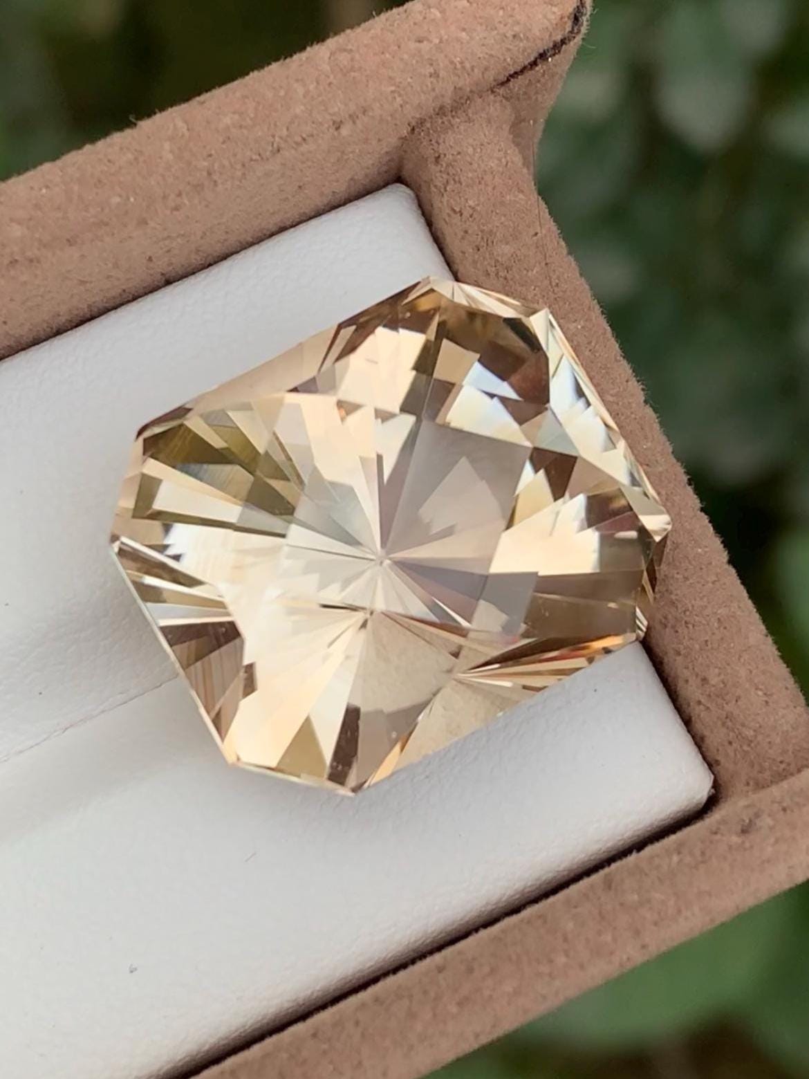 Golden Topaz 45.70ct Fancy Octagonal Cut – Skardu Pakistan