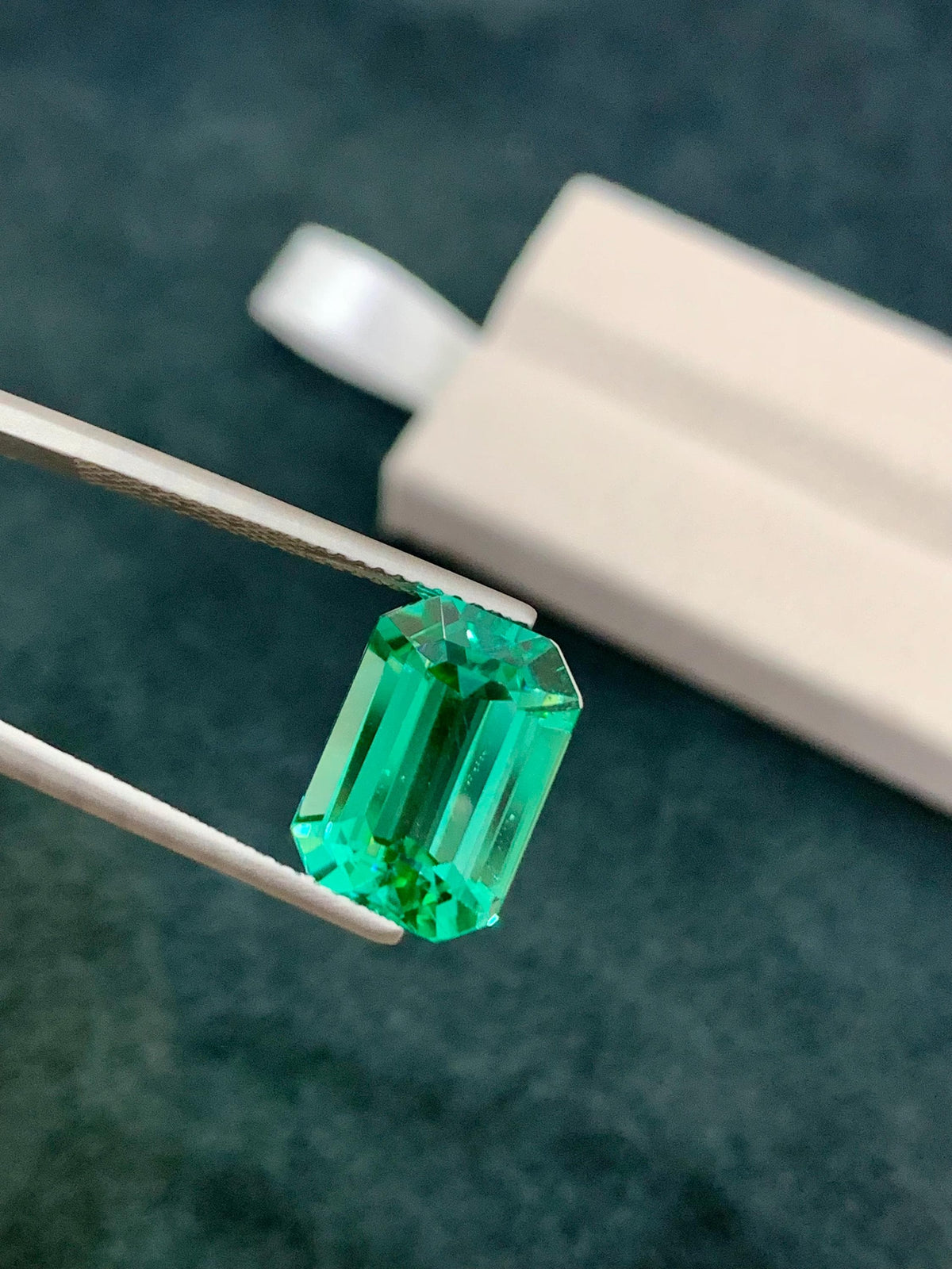 Hiddenite 8.45ct Octagonal Emerald Cut Gemstone from Afghanistan