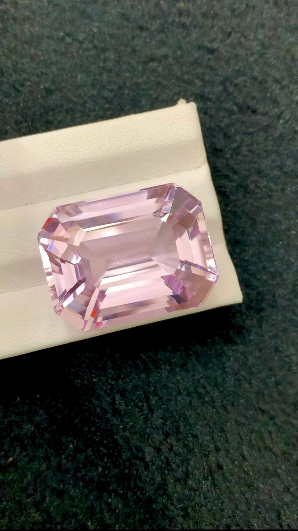 Pink Kunzite 63.30ct Emerald Cut Gem – Afghanistan