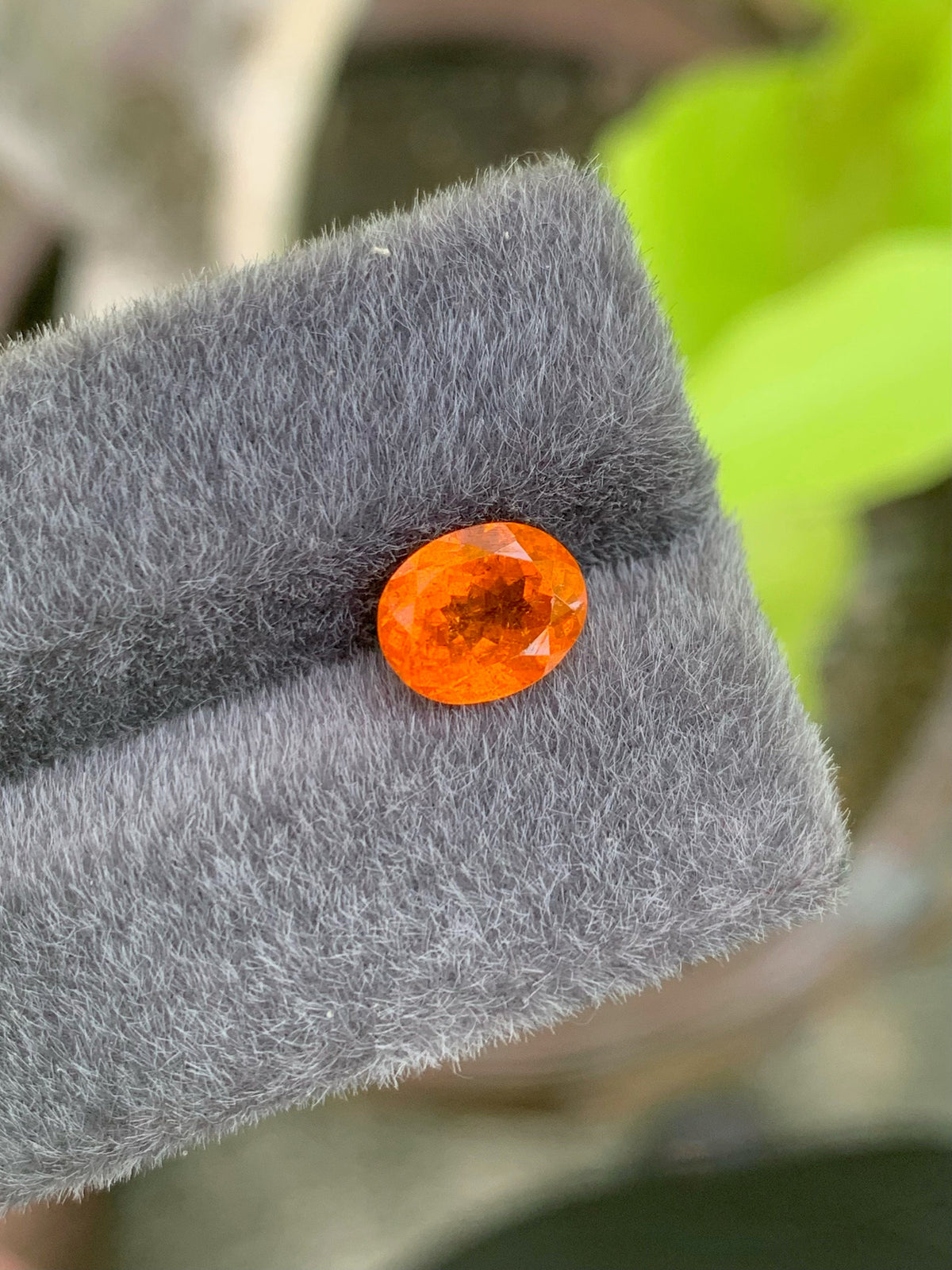 Natural Fanta Garnet Gemstone: Oval Cut, 3.60 CT, January Birthstone