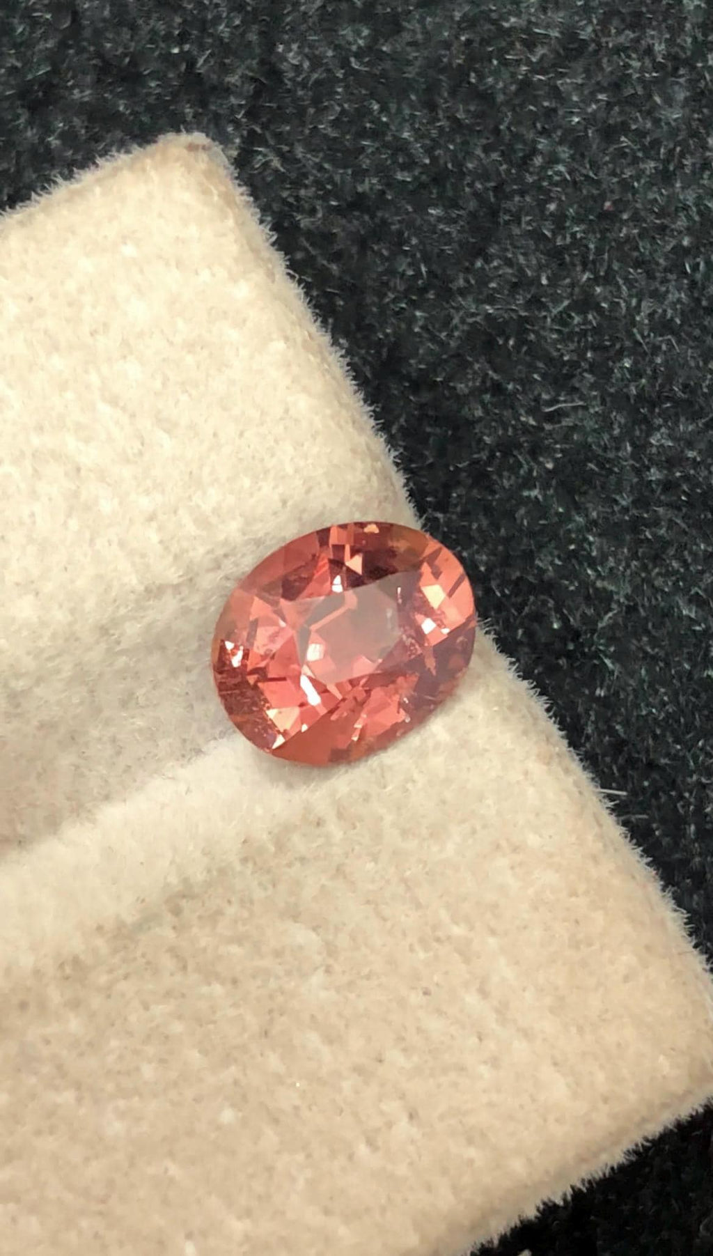 Natural Padparadscha Sapphire 1.81 ct Oval Cut , Madagascar – Lively Orange-Pink Glow With Certificate