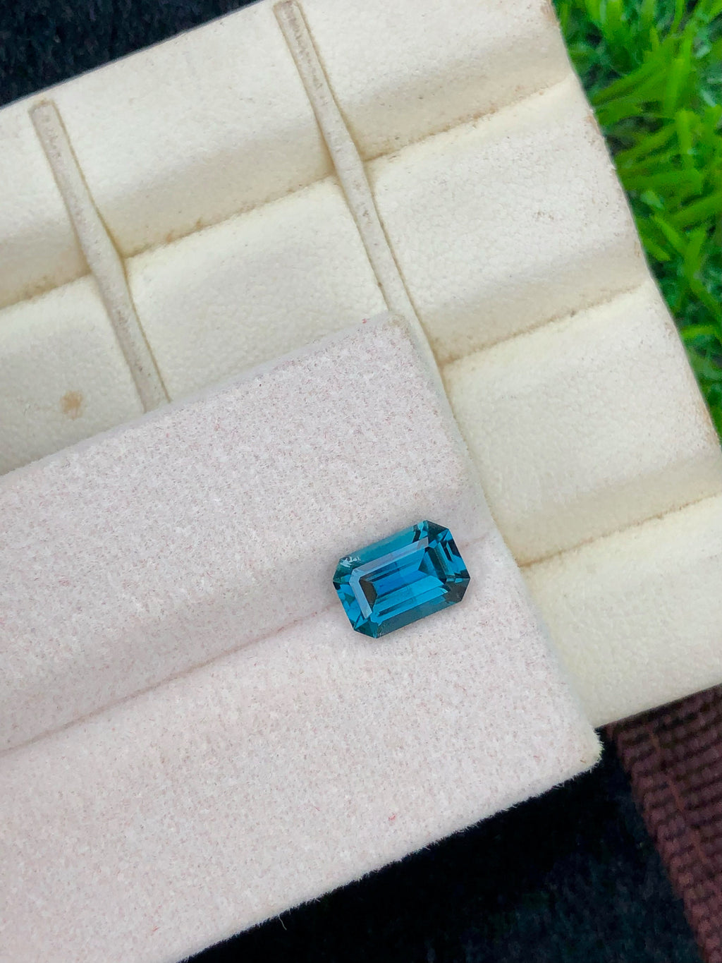Blue Lagoon Tourmaline Gemstone: Emerald Cut, 1.40 CT, Afghanistan