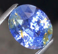 Certified Blue Bi-Color Sapphire 4.05 carat oval Cut Sri Lanka