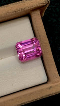 Pink Kunzite 7.80 Carat Emerald Cut Loose Gemstone from Afghanistan