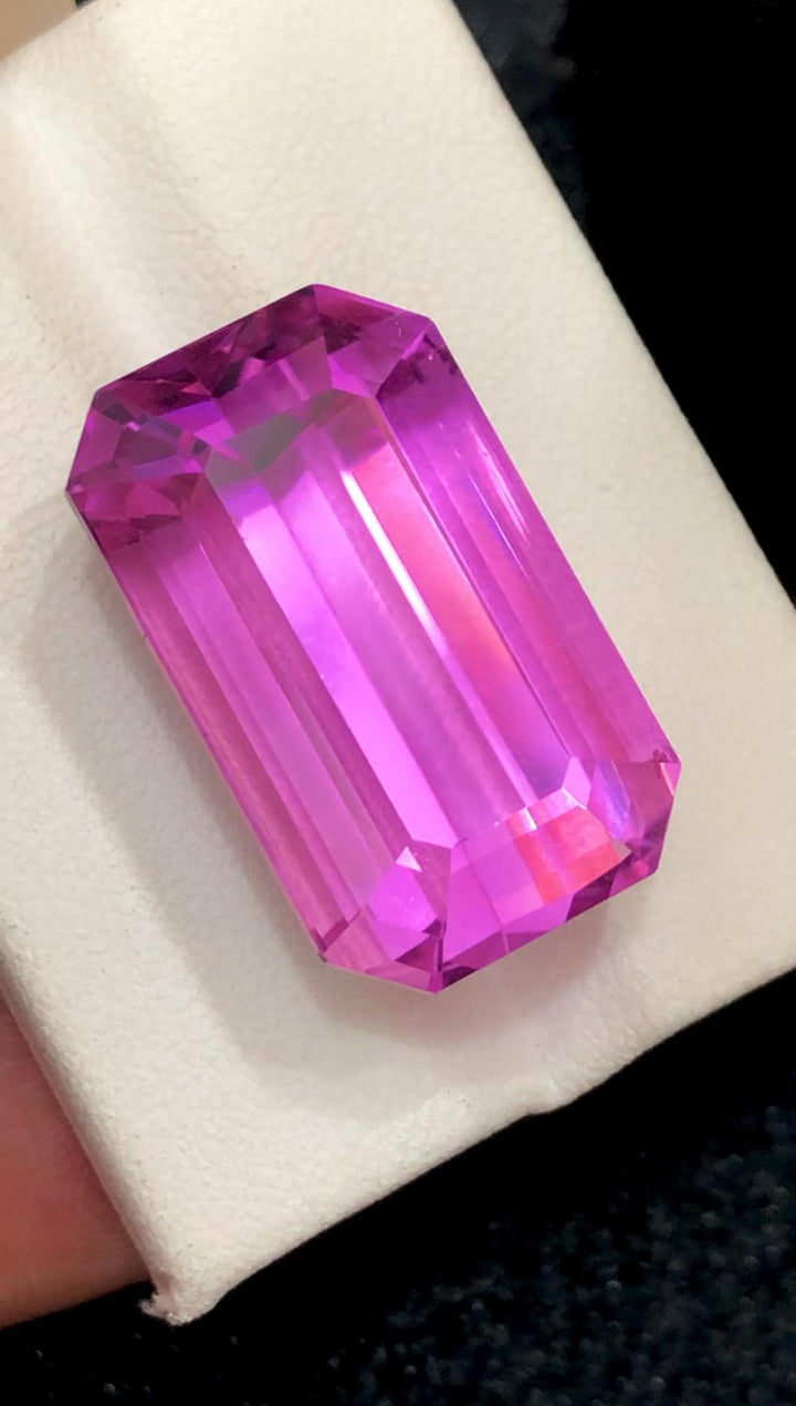 Pink Kunzite Emerald Cut – 46 Carats from Afghanistan