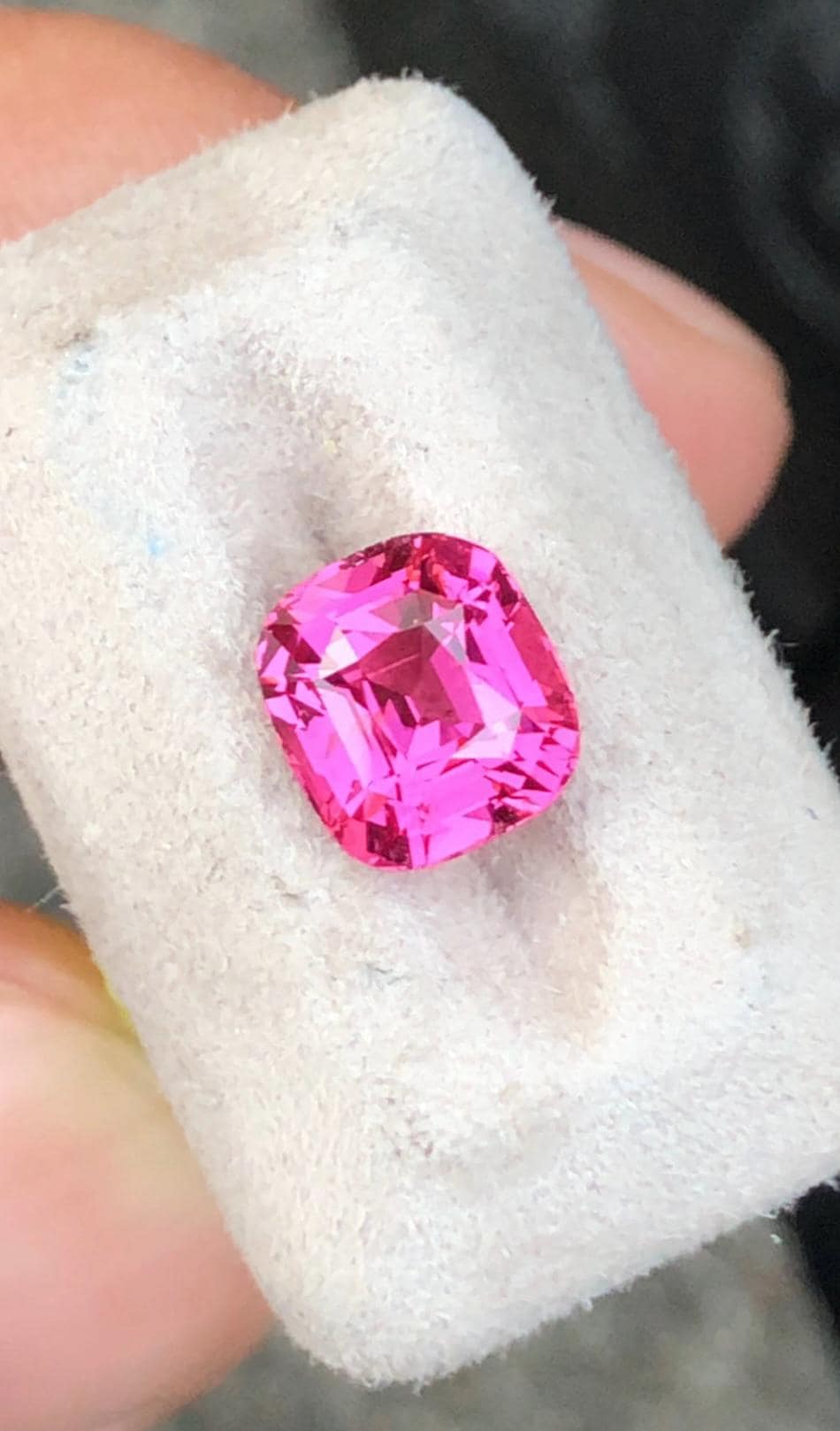 Vivid Pinkish- Spinel Gemstone: 2.58 CT Rare Collector's Stone