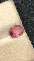 Natural Padparadscha Sapphire 1.38 ct Oval Cut – Lively Orange-Pink Glow With Certificate
