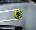 2.40 Carat Natural Chrome Sphene Gemstone: Nugget Green Sparkle