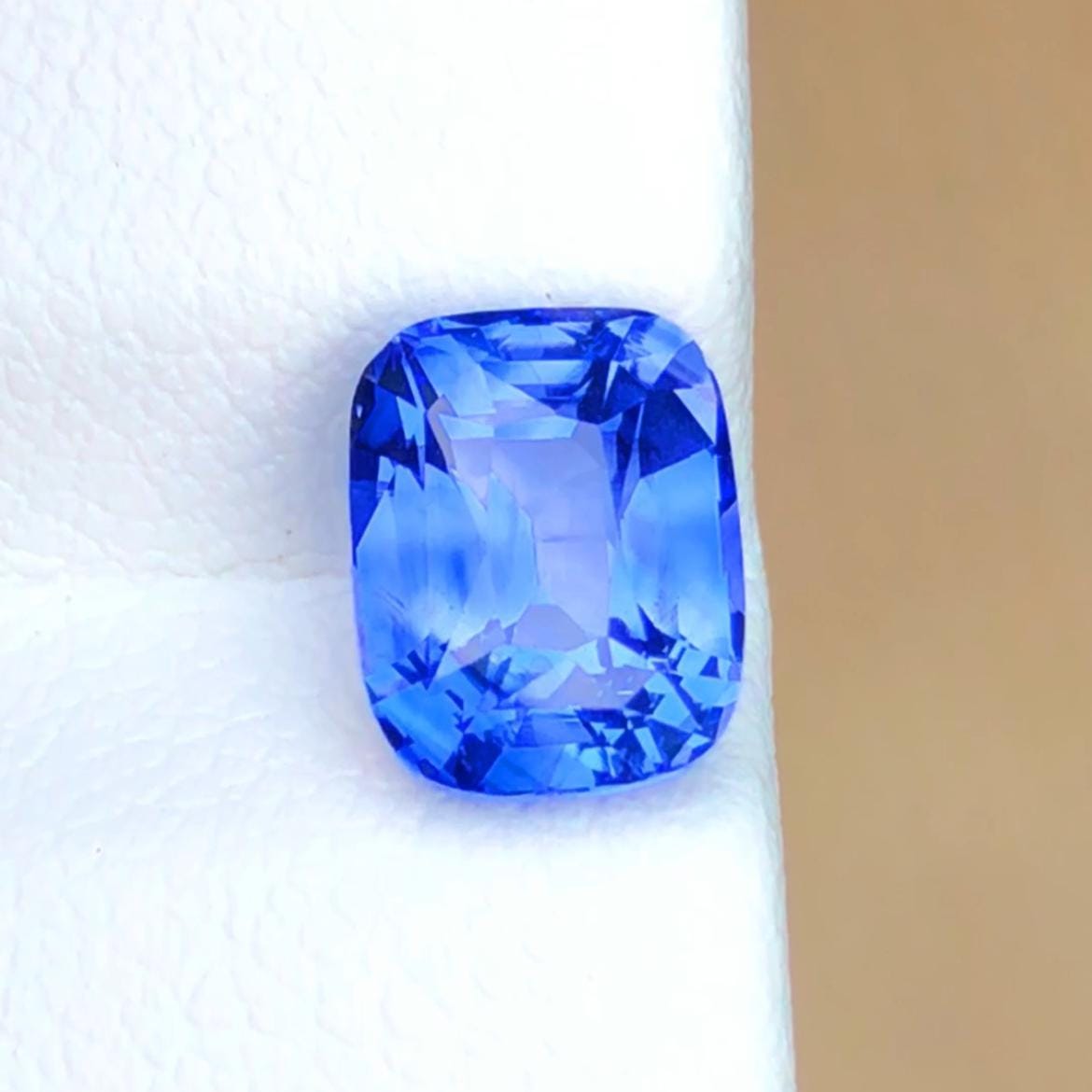 Royal Blue Sapphire 2.57ct Cushion Cut