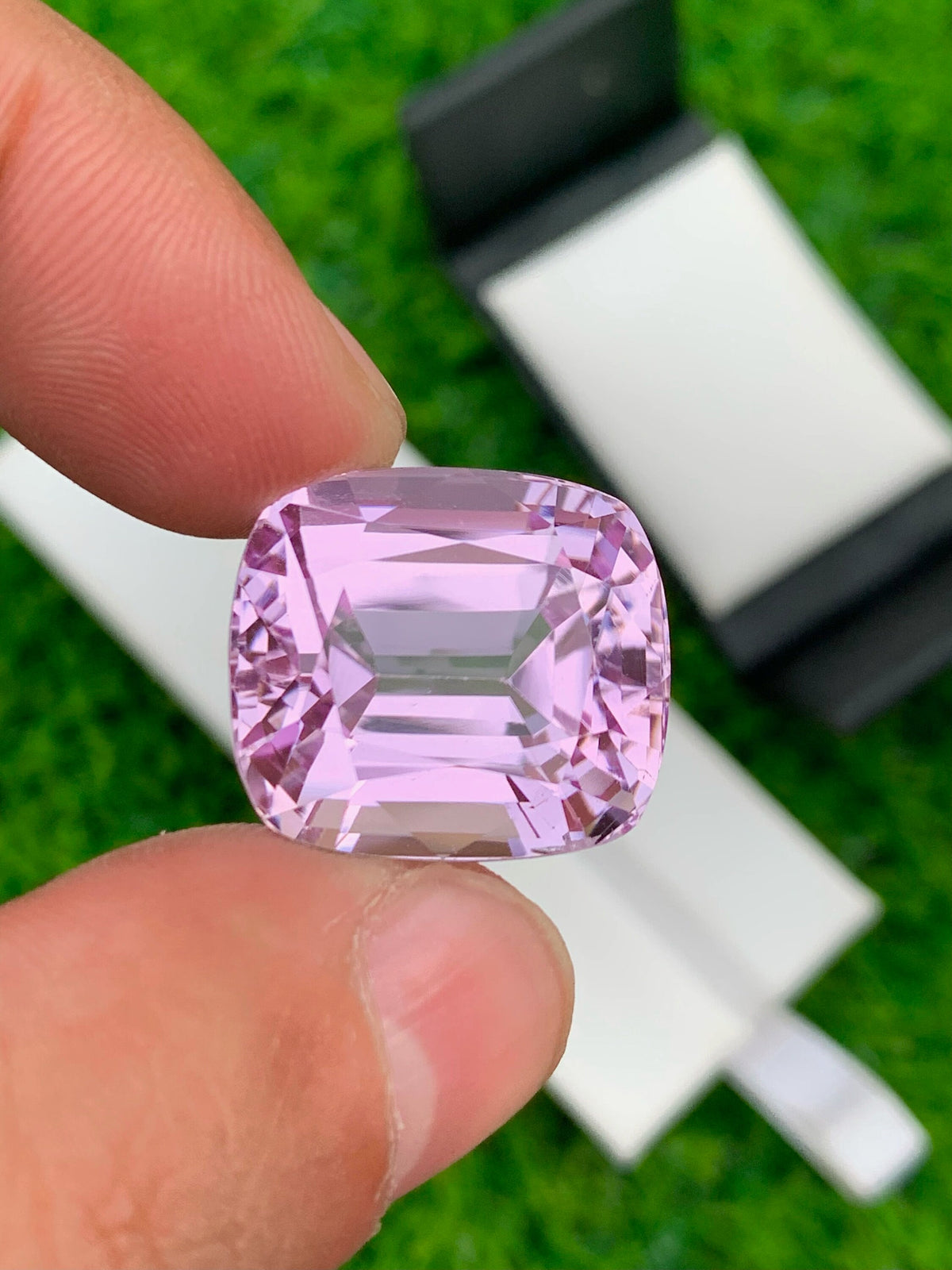 Pink Kunzite Stone For Jewelry Making, Faceted Kunzite Gemstone, 43.10 CT