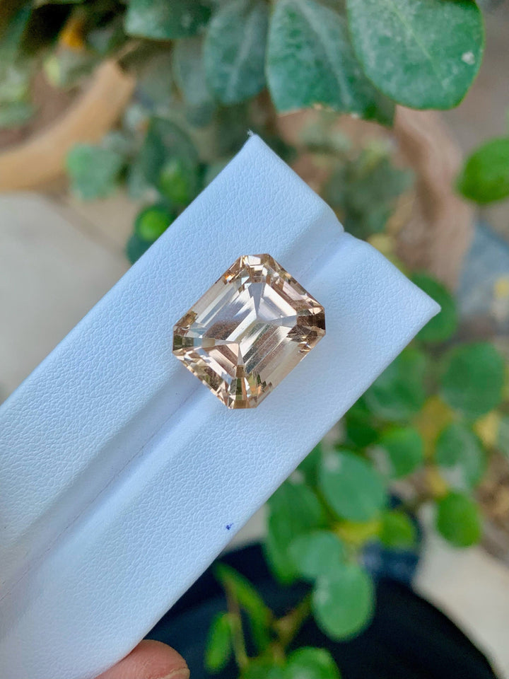 Unheated Yellow Topaz Gemstone: Emerald Cut, 25.95 CT, November Birthstone