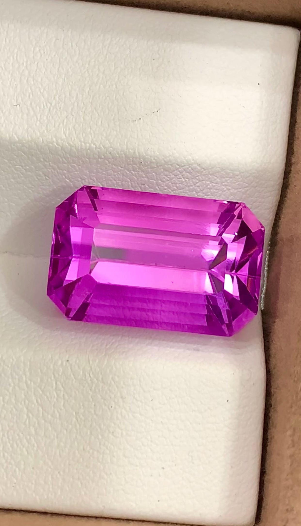 Pink Kunzite 46.55 Carat Emerald Cut Loose Gemstone from Afghanistan