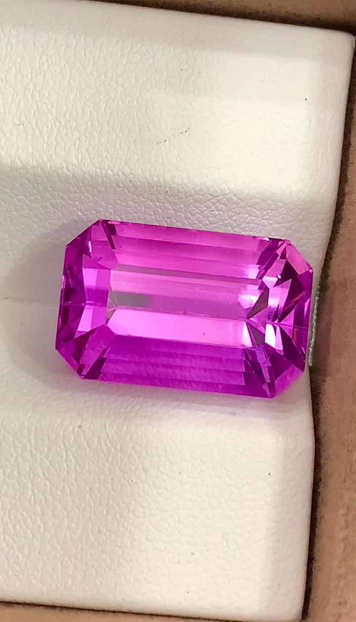 Pink Kunzite 46.55 Carat Emerald Cut Loose Gemstone from Afghanistan