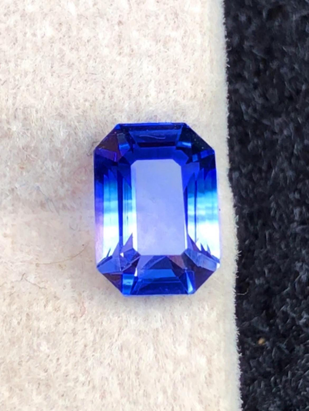 Blue Sapphire 1.48ct Emerald Octagonal Cut Madagascar