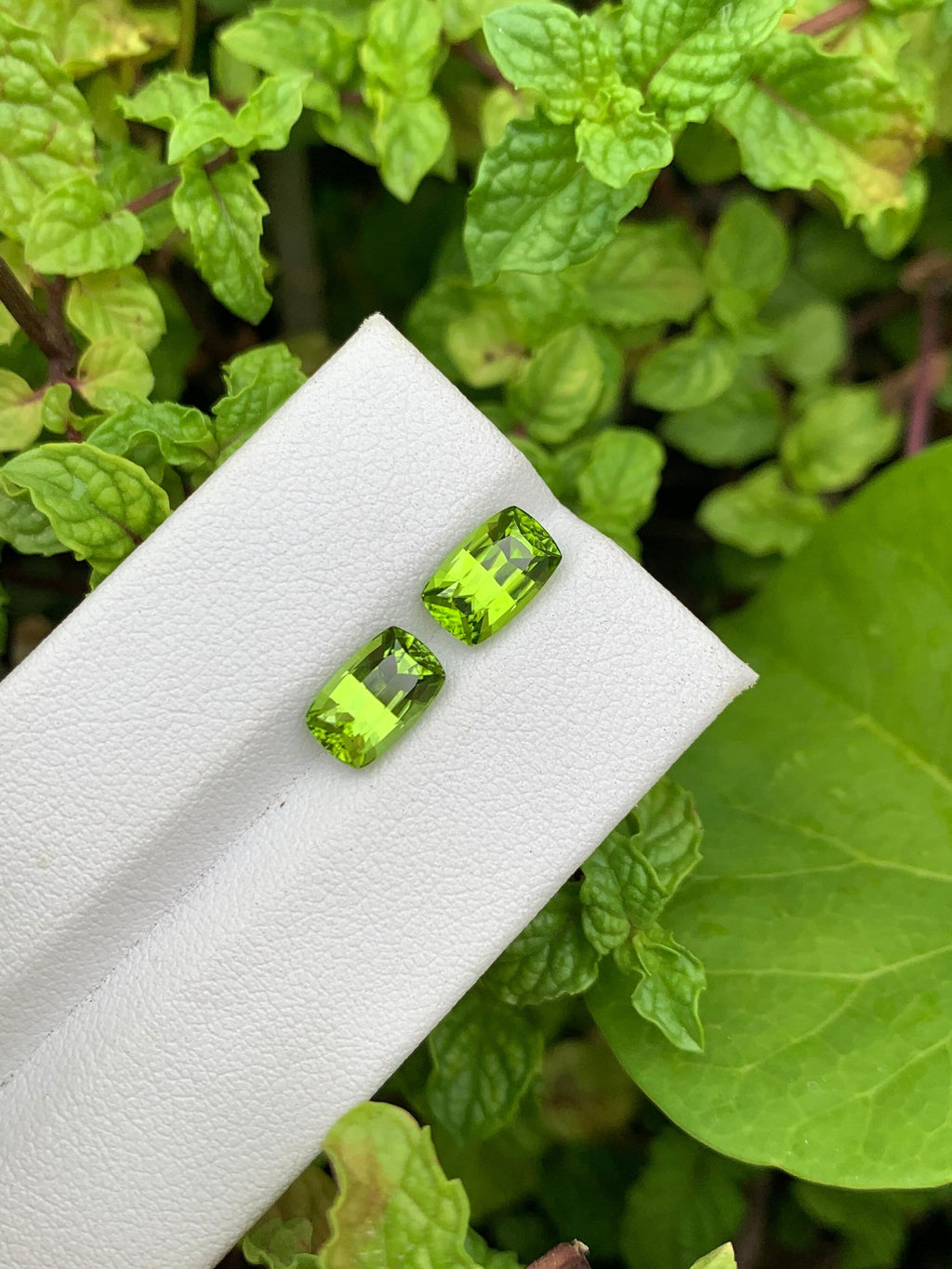 Lime Green Peridot Gemstone: 3.90 Carat Emerald Cut, August Birthstone
