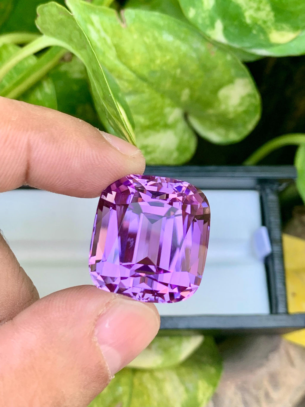 Natural Pink Kunzite Gemstone: 62.65 CT VVS Cushion Cut