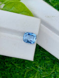 Natural Santa Maria Aquamarine Gemstone: 2.80 CT Flawless Cushion Cut