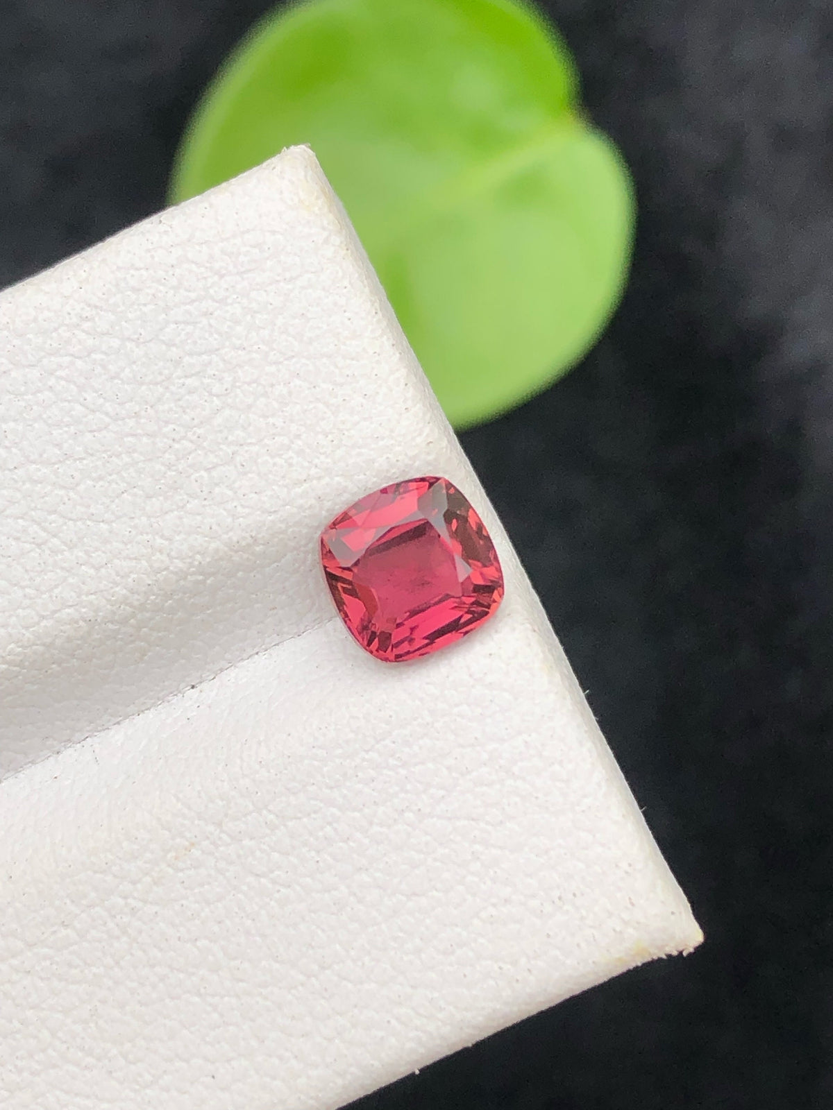 Deep Red Cushion Cut Spinel: Afghanistan Gemstone (1.20 Carat)