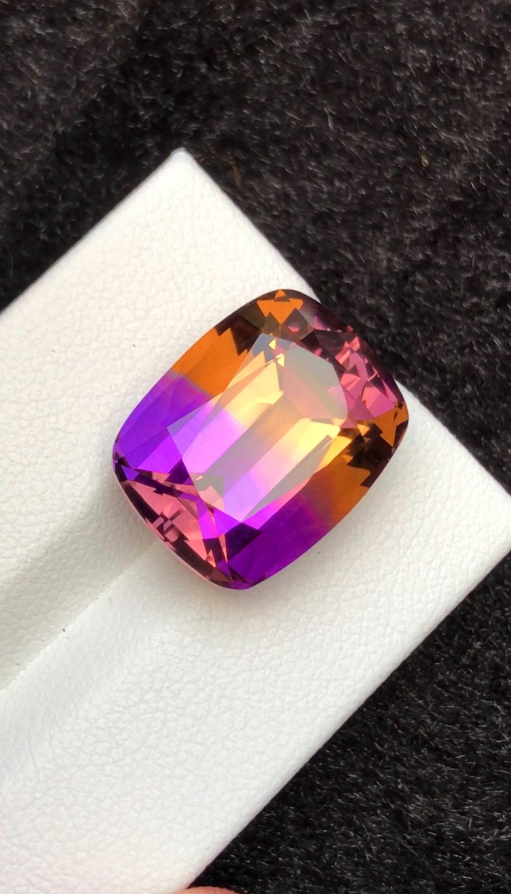 Bi-Color Ametrine 15.80ct Cushion Cut – Gemstone from Brazil