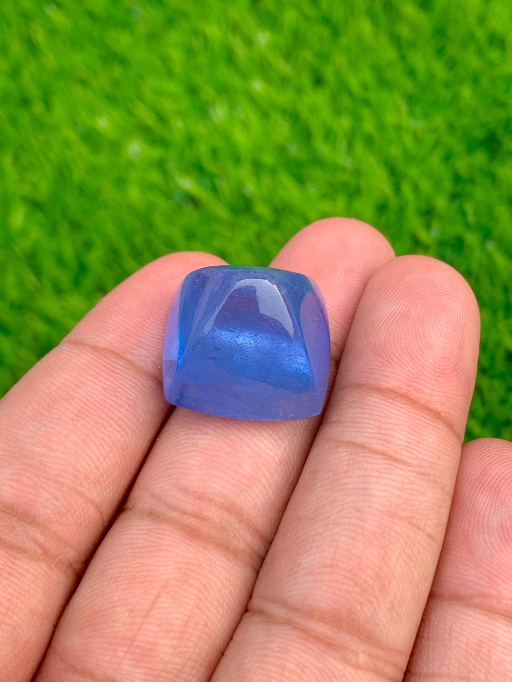 Santa Maria Aquamarine Cabochon: Deep Blue Gemstone, March Birthstone, 38.60 CT