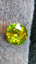 Sphene Titanite 1.90 ct Oval Cut Green Gemstone from Skardu Pakistan